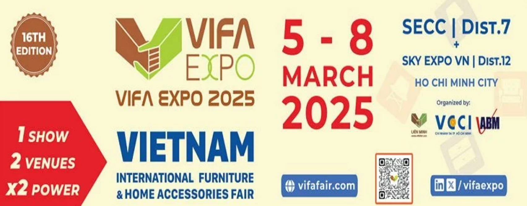 VIFA EXPO 2025 Hội chợ Quốc Tế Đồ Gỗ và Mỹ nghệ xuất khẩu Việt Nam