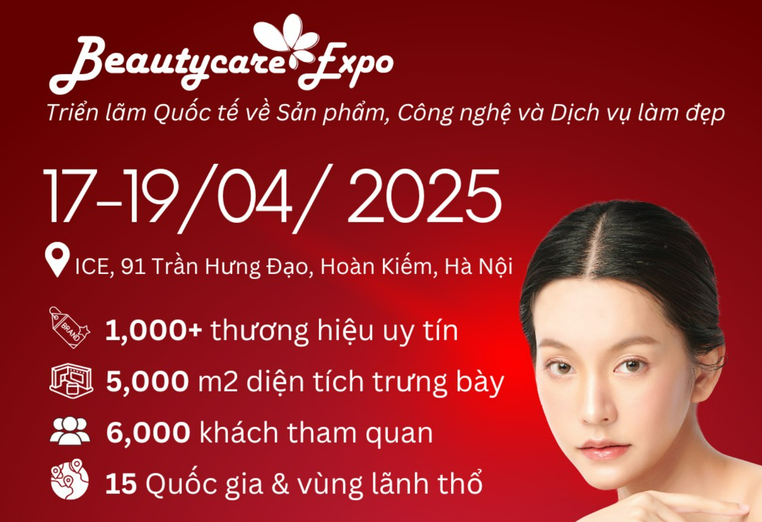 Vietnam Beautycare Expo 2025 - Triển lãm quốc tế về sản phẩm, công nghệ và dịch vụ làm đẹp