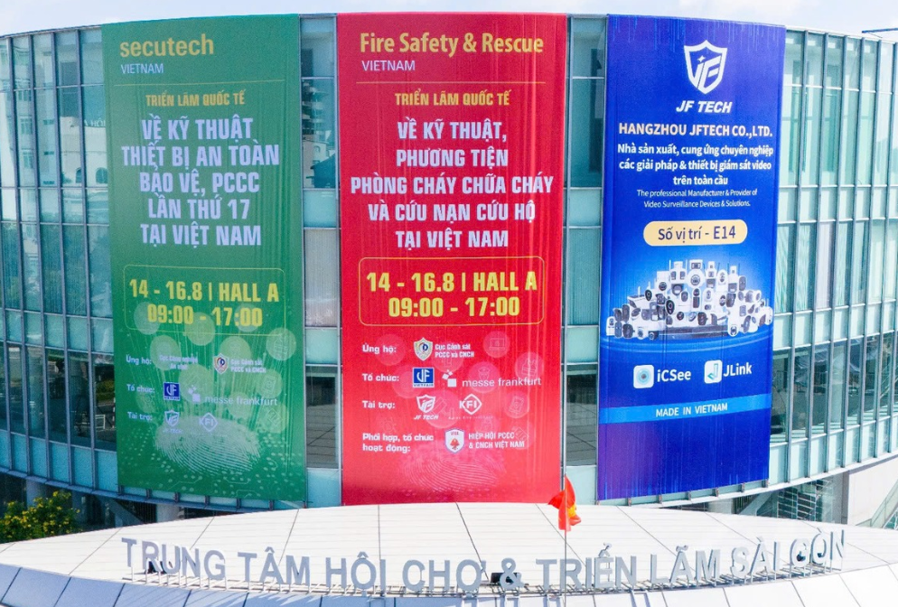 SECUTECH VIETNAM 2025 triển lãm lớn nhất quy mô nhất về Thiết bị An toàn, Bảo vệ, PCCC